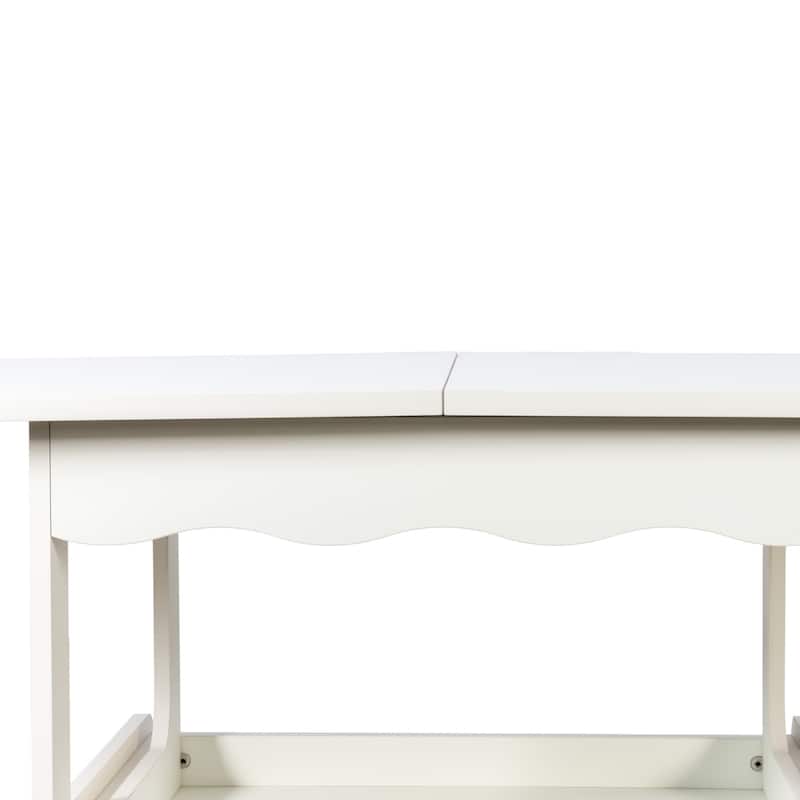 3-in-1 Deformable Coffee Table with Storage Drawers for Living Room