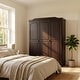 preview thumbnail 8 of 15, Bastian Solid Wood Wardrobe
