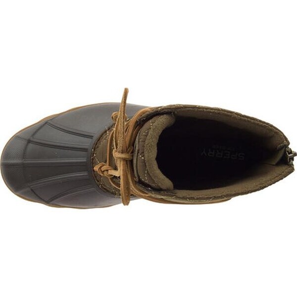 saltwater wedge tide leather boot