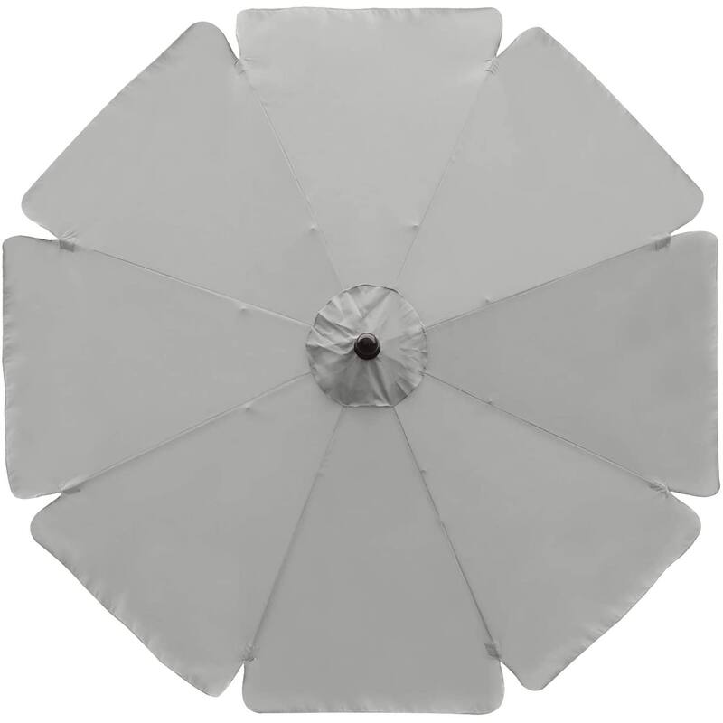 ABCCANOPY 9FT Outdoor Table Market Umbrella Tilt and Crank for Garden