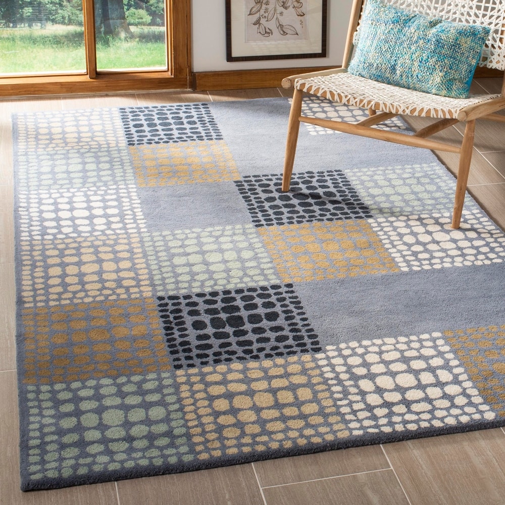 SAFAVIEH Handmade Wyndham Shendvera Modern Wool Rug