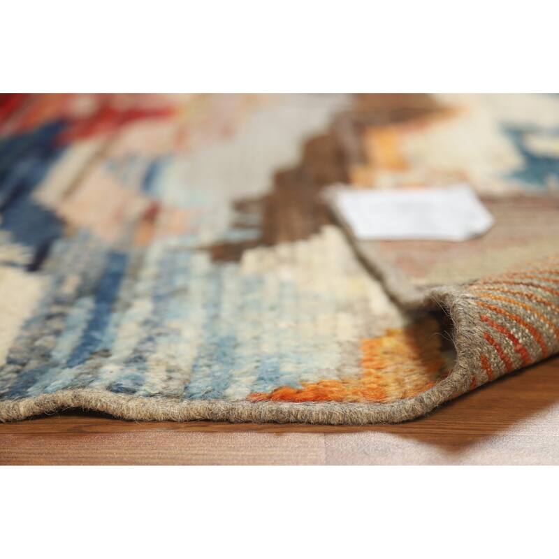 Moroccan Oriental Rug Hand-Knotted Tribal Wool Carpet - 4'1" x 6'0"