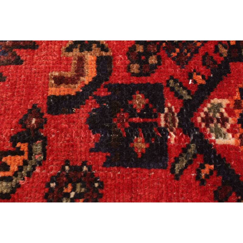 ECARPETGALLERY Hand-knotted Andelz Red Wool Rug - 3'9 x 6'8