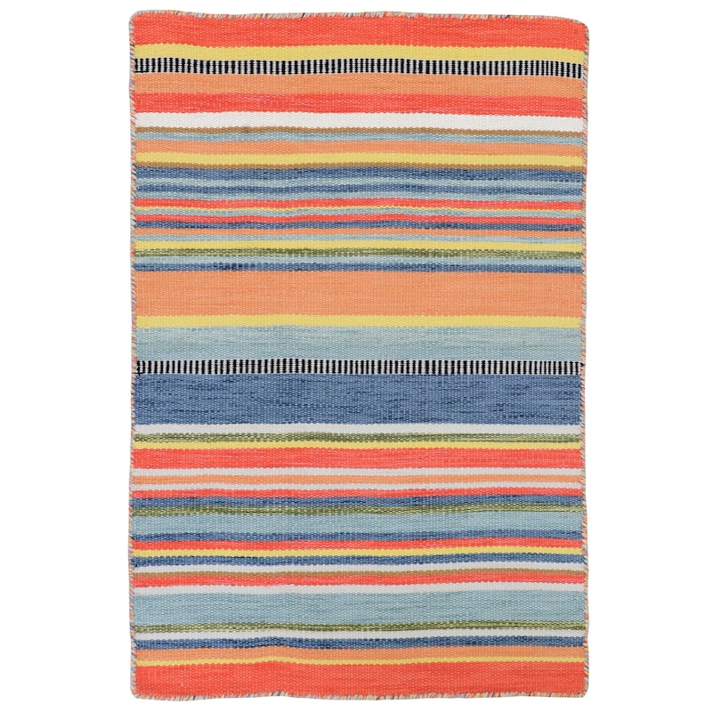 Liora Manne Sonoma Malibu Stripe Hand-woven Indoor/ Outdoor Area Rug