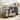 Moasis Pet Dog Crate Furniture with Lockable Door and Wheels