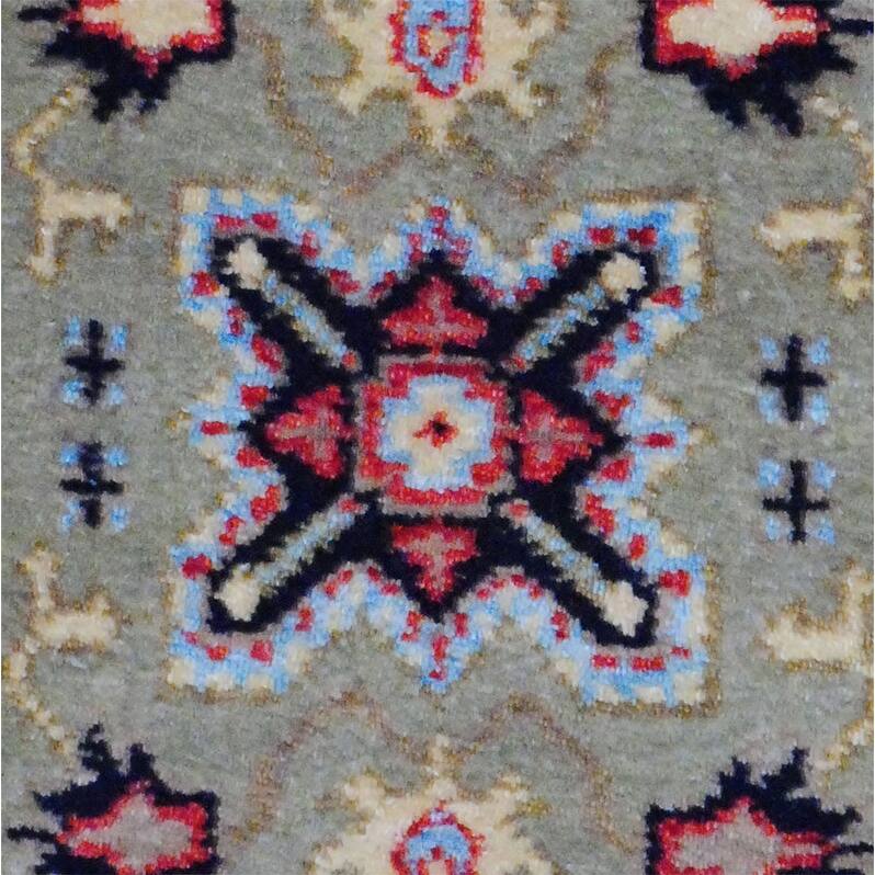 HERAT ORIENTAL Handmade Kazak Wool Rug - 2' x 3' - 2' x 3'