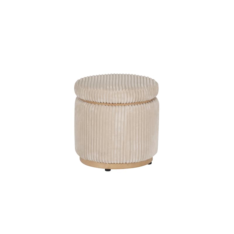 Rue Sherpa/Corduroy Storage Ottoman