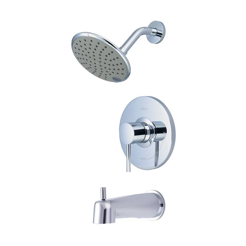 Pioneer Motegi Collection - Single Handle Tub and Shower Trim Set - Polished Chrome