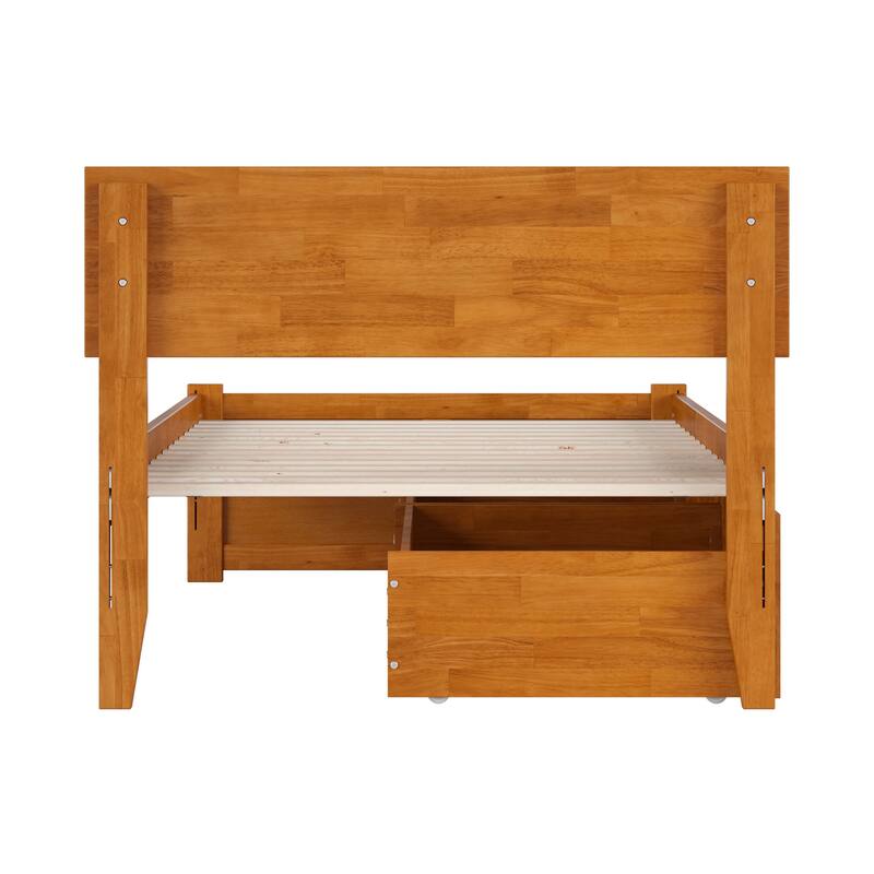 Orlando Platform Bed with Footboard and Storage Drawers