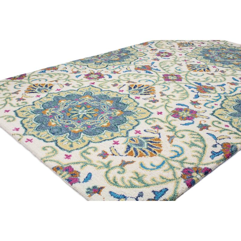 Bashian Nura Transitional Hand Tufted Area Rug