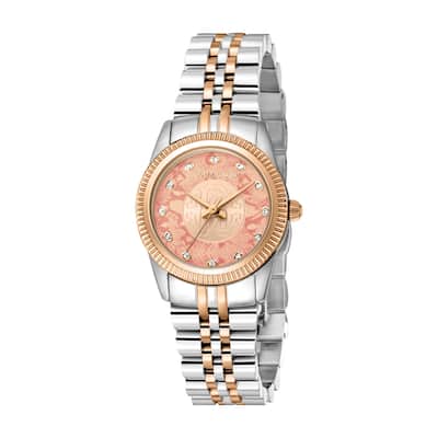 Roberto Cavalli Women RC5L074M0105 Quartz Watch - Two-Tone