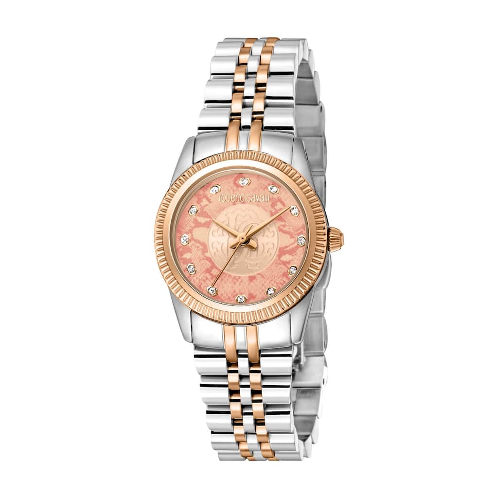 Roberto Cavalli Women RC5L074M0105 Quartz Watch - Two-Tone