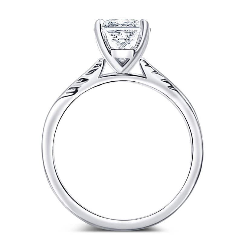 Certified 3Ct Oval Diamond Solitaire Engagement Ring Gold Lab Grown