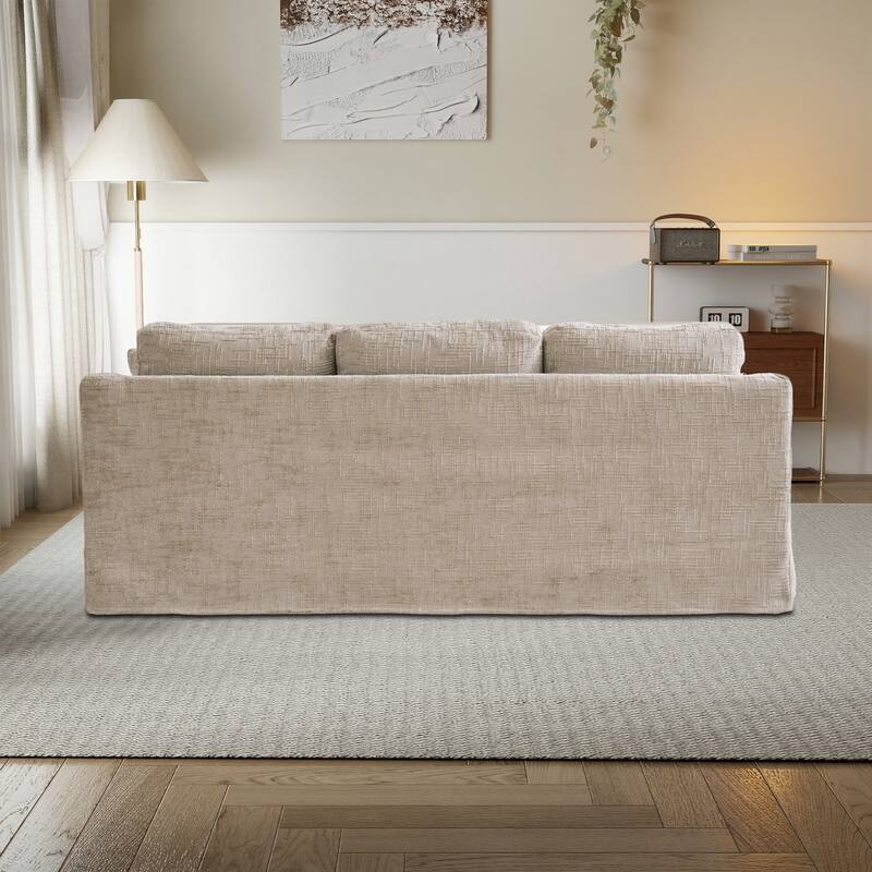 83.9"W Modern Casual Sofa With Removable Upholstery Cover