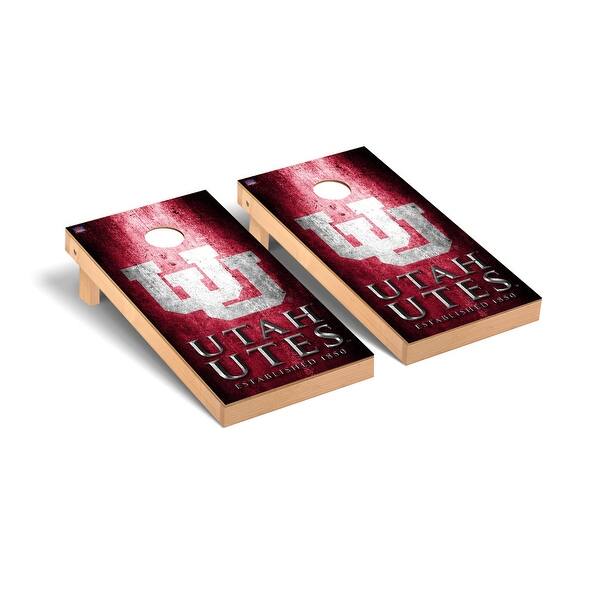 slide 2 of 5, Utah Utes 2x4 Pro Cornhole Boards - V5 Include Carrying Case