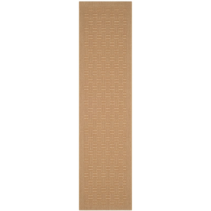SAFAVIEH, Palm Beach Zettie Modern Sisal Rug - 2' x 8' Runner - Maize