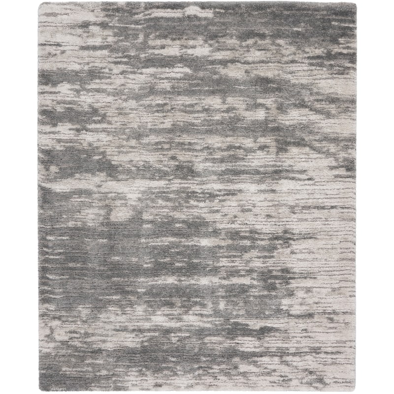 Nourison Luxurious Shag 1.25" Plush Contemporary Abstract Area Rug