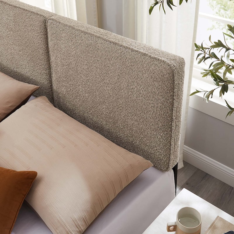 Lindee Boucle Fabric Headboard