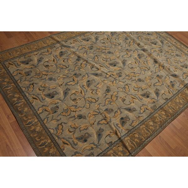 Shop Black Friday Deals On Light Grey Tan Blue Gold Multi Oriental Rug Wool Traditional Oriental Area Rug 5x7 5 7 X 7 9 On Sale Overstock 31302232