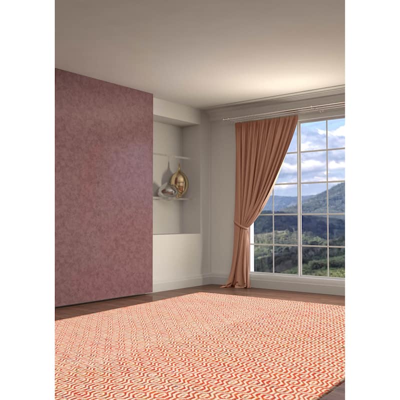 Nevada Red Kilim 5'1" x 7'1" - 5'1 x 7'1