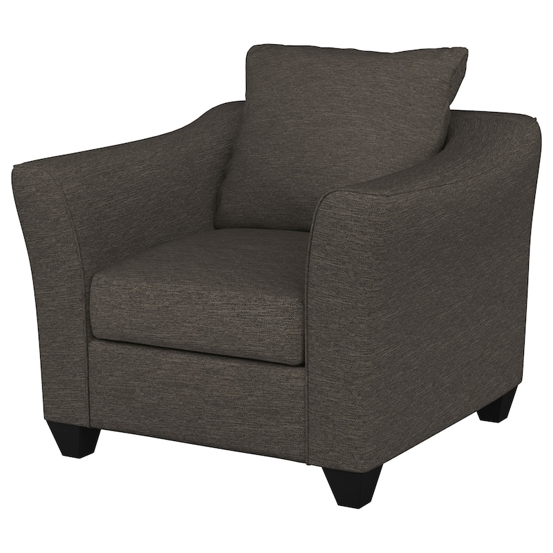 Salizar Upholstered Flared Arm Accent Chair - 39" x 37" x 39"