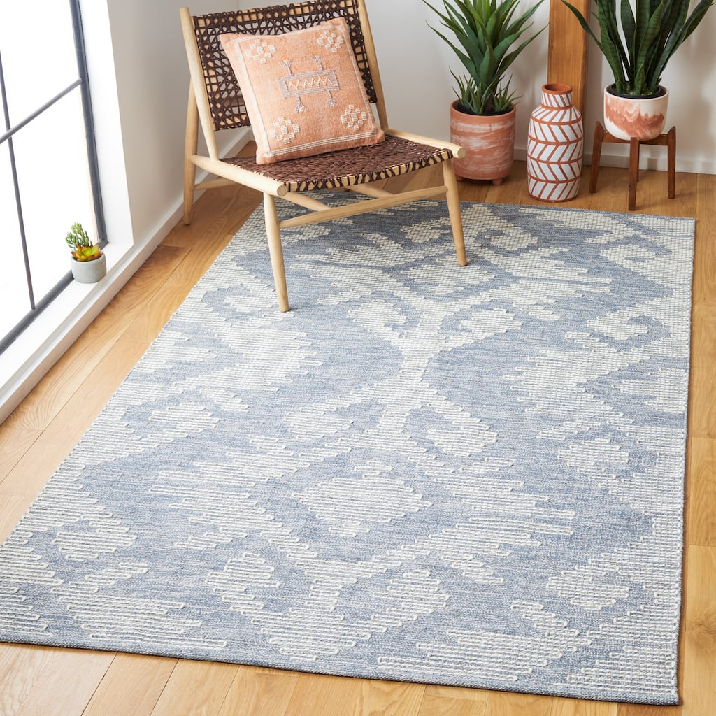 SAFAVIEH Handmade Kilim Scholpan Cotton & Wool Rug
