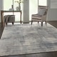 preview thumbnail 32 of 49, Rustic Textures Distressed Vintage Abstract Area Rug 7'10" x 10'6" - Blue/Ivory - Runner/Rectangle