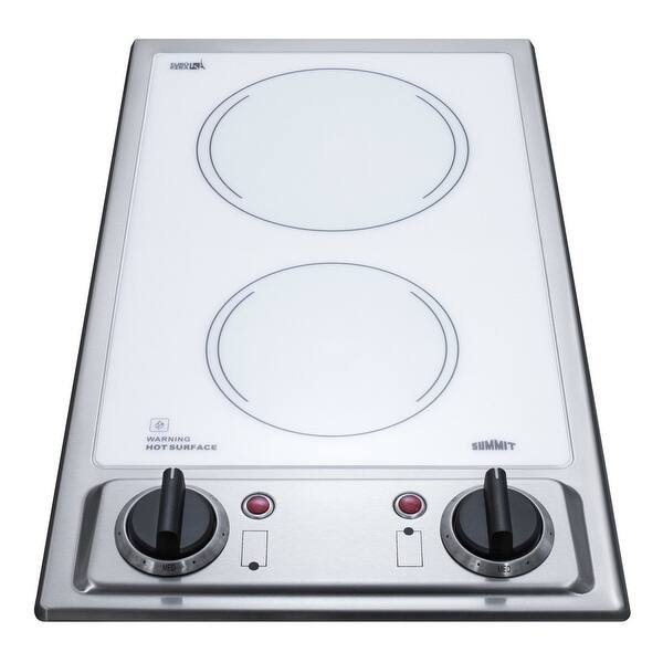 Shop Summit Cr2b120 12 Wide 2 Burner Electric Cooktop Overstock