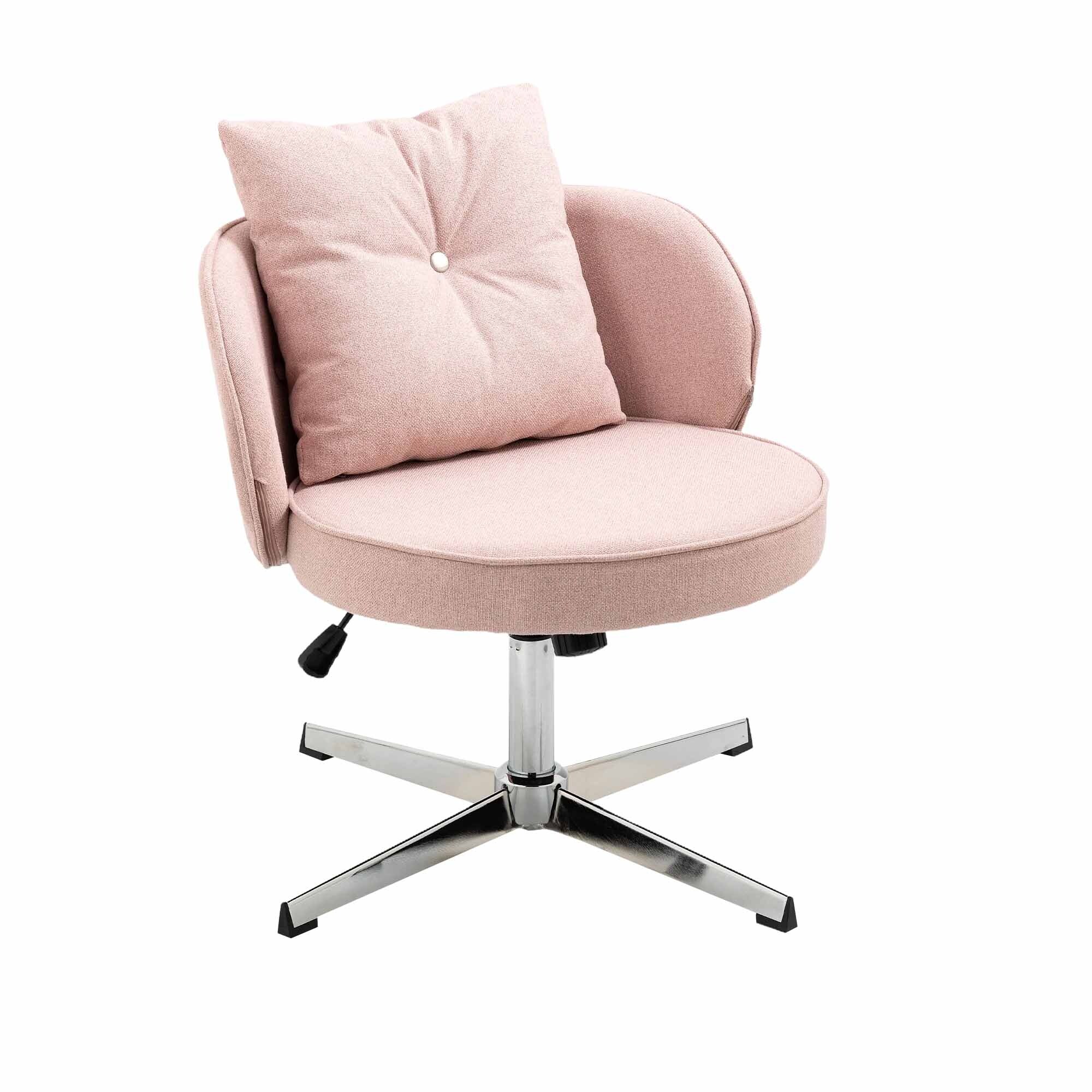 Hot pink vanity on sale chair