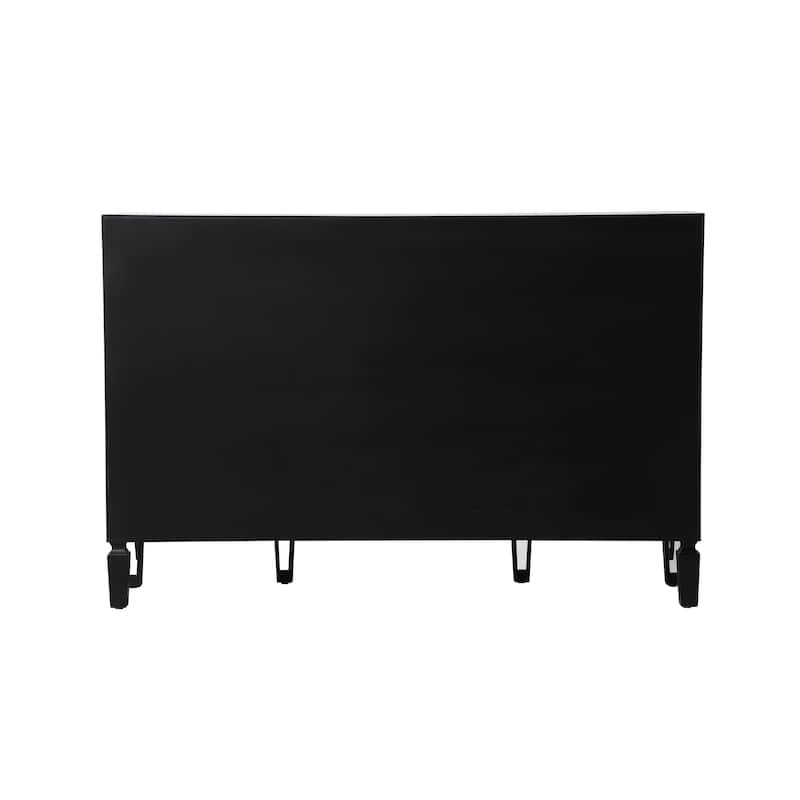 2-Door Mirrored Accent Cabinet