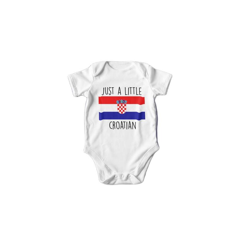 Croatia - Baby Boy Girl Clothes Infant Bodysuit Funny Cute Newborn - Pink - 0-3M