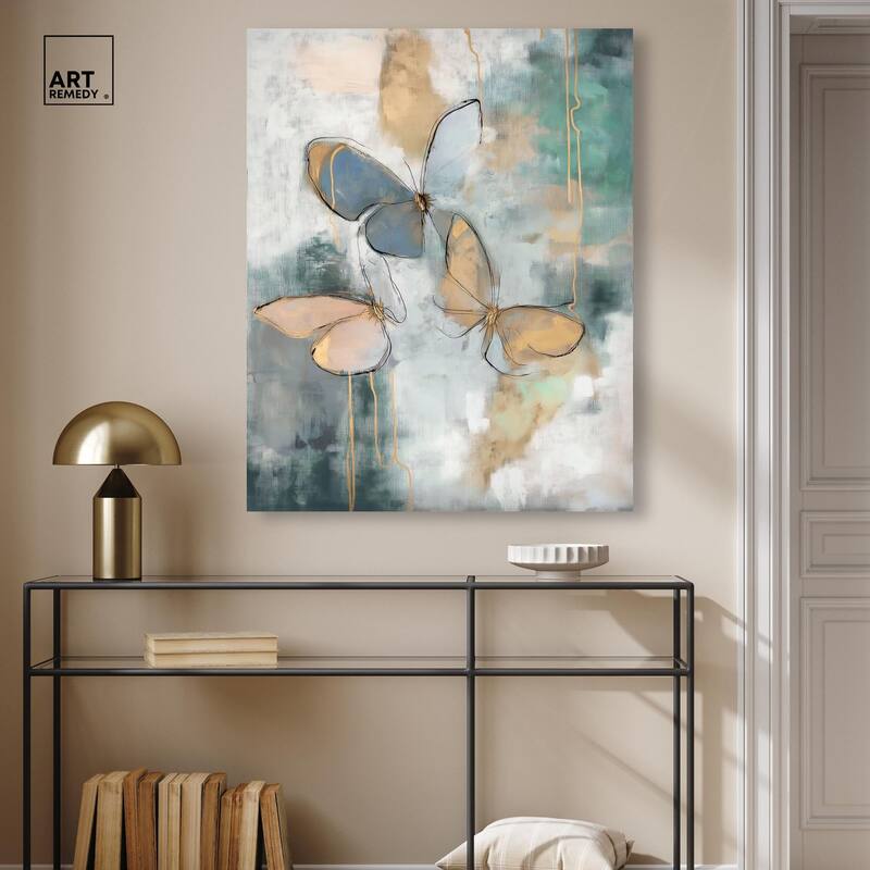 Butterflies Dream II Canvas by Art Remedy, Gallery Wrapped