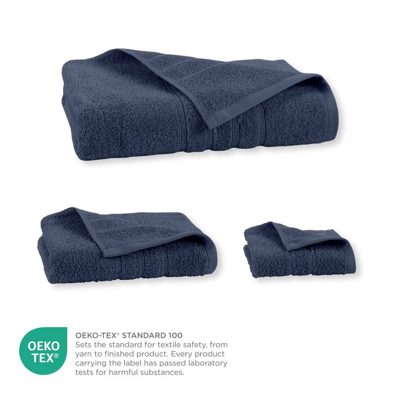 Martex Ultimate Performance Cotton Low-Lint Soft Absorbent Towel Set