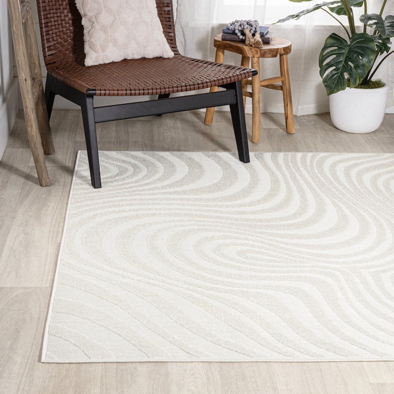 JONATHAN Y Nordby Abstract Groovy Striped Area Rug