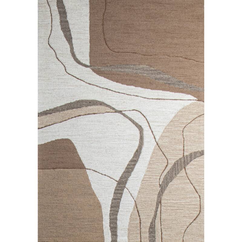 Bashian Makendra Ivory & Beige Transitional Area Rug
