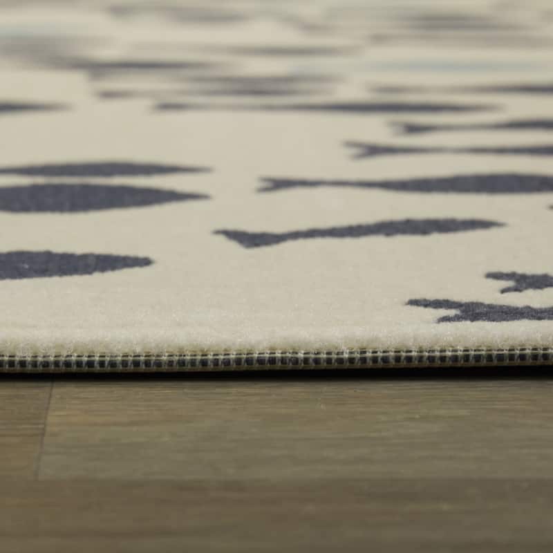 Mod-Tod School of Fish Coastal Area Rug