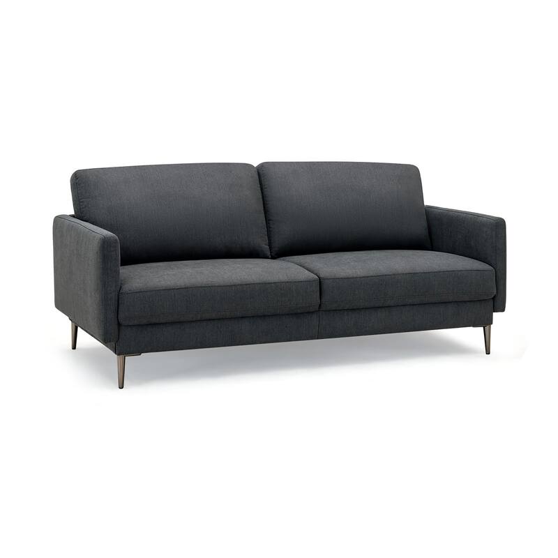Costway 76.5'' Fabric Sofa Couch Living Room Small Apartment Furniture