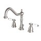 preview thumbnail 7 of 7, Kingston Brass Bel Air Widespread Bathroom Faucet - Includes Metal Satin Nickel