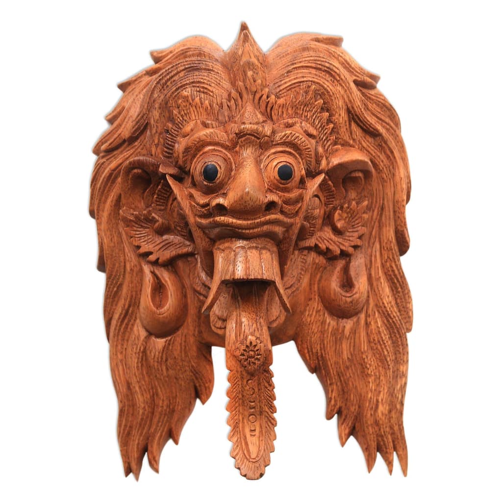 Novica Rangda Wood mask