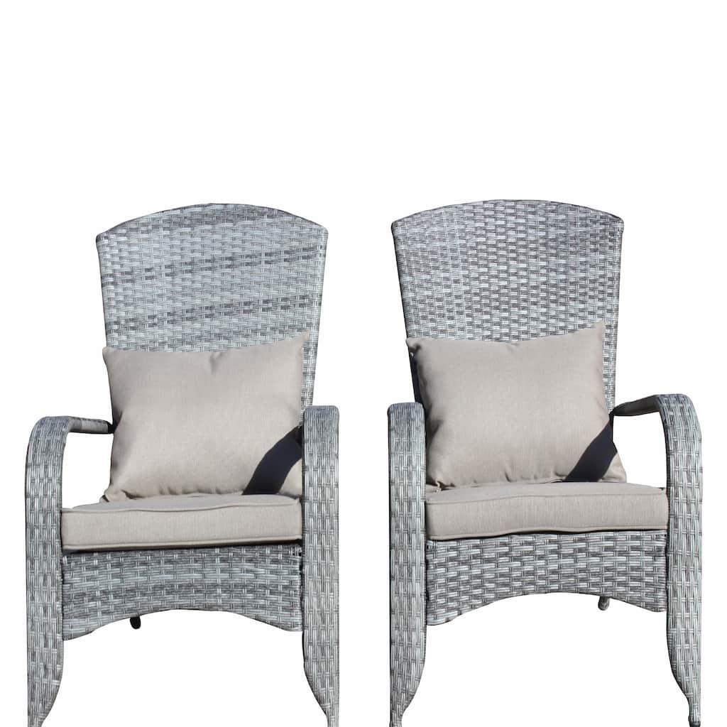 Rattan Outdoor Lounge Chairs with Cushions - Durable & Comfortable