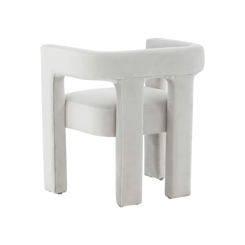SAFAVIEH Couture Deandre Cut Out Accent Chair (Fully Assembled) - 24.8 IN W x 20.8 IN D x 26.8 IN H