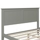 preview thumbnail 14 of 22, Queen Platform Bed with Slatted Headboard and Solid Pine Frame