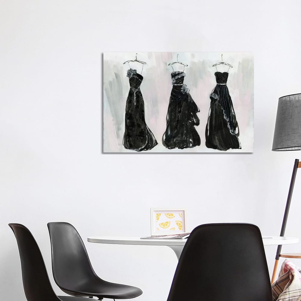 iCanvas "Black and Bling I" by Sally Swatland Canvas Print