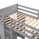 preview thumbnail 17 of 16, Contemporary Design Twin Size Loft Bed with A Stand-Alone Bed,Wardrobe with Desk and Double-Deck Shelf for Extra Space