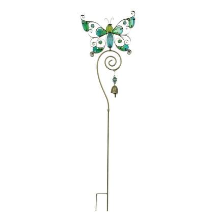 Shop Colorful Glass Butterfly Decorative Metal Garden Yard Stake