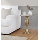 preview thumbnail 5 of 4, Silver Orchid Ashland 24" Metal Accent Table