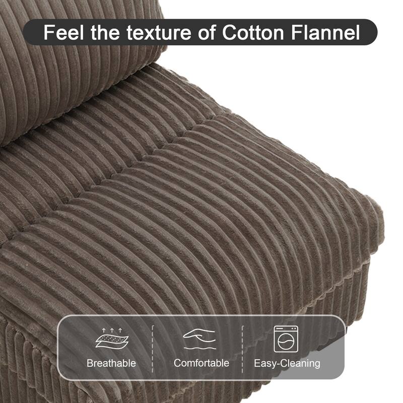 Plush Faux Fur Accent Sofa Chair