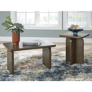 Shawbeck 2 Pack Tables - Medium Brown Shawbeck 2 Pack Tables - Medium Brown