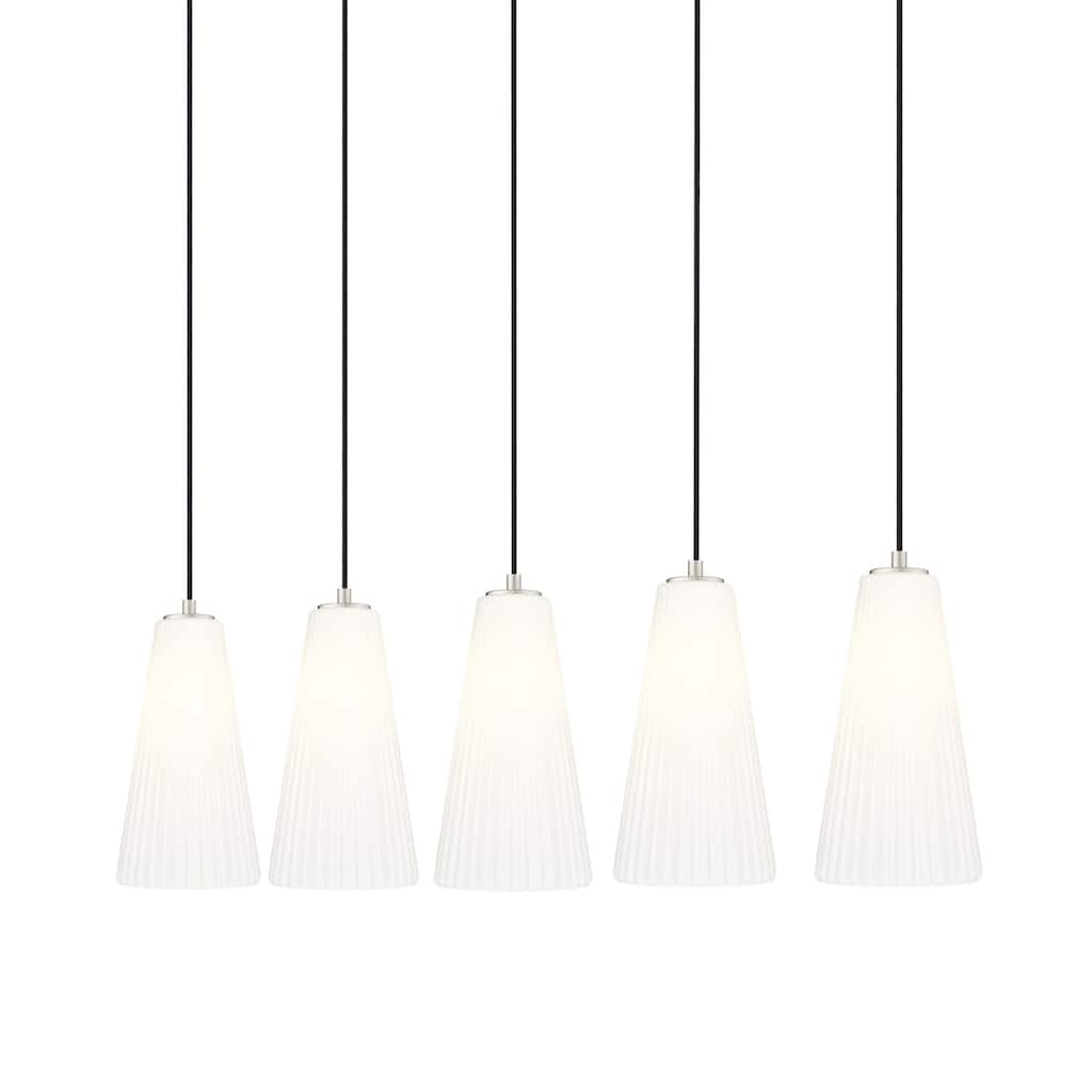 Z-Lite 3043P7-5L Farrell 5 Light 42" Wide Linear Chandelier