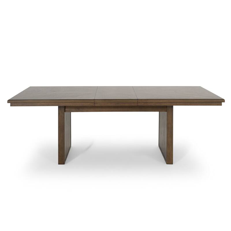 Furniture of America Virex Rustic 5-Piece Solid Wood Extendable Dining Table Set